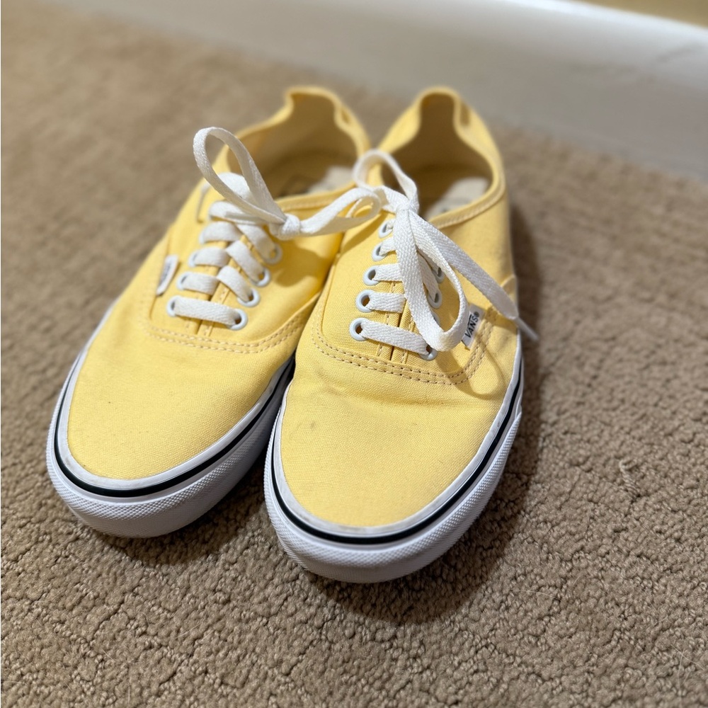 Vans Canvas Sneakers with White Laces